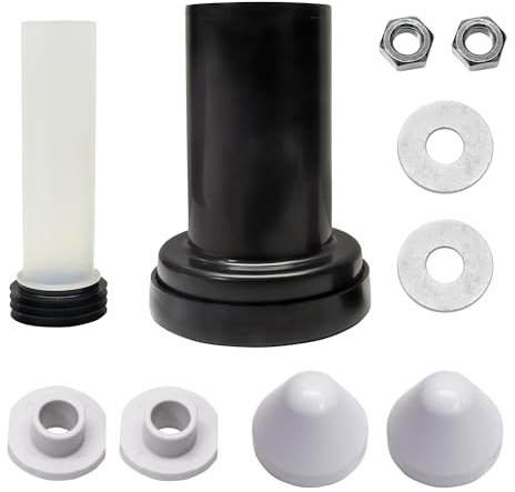 PuritySage Wall Hung Toilet Tank Pipe Connector Set,Compatible with Geberit 152.404.46.1/240.752.11.1,Toilet & Bidet Replacement Parts with HDPE Plastic,Easy Installation