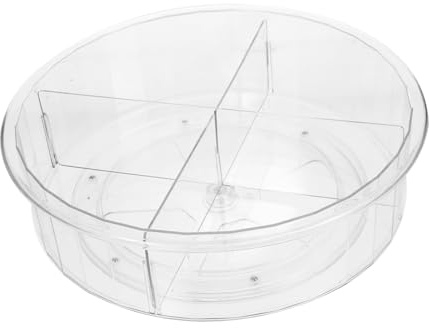Gewürzregal, Drehteller, Make-up-Paletten, Aufbewahrungsregal, rundes Tablett, rundes Gewürzglas, Organizer, Gewürzhalter, drehbares Tablett, Aufbewahrungsbox for Drehen, drehbar, Acryl/946