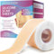 Silicone Scar Tape, Medical Silicone Scar Sheets, Scar Tape Works on Old & New Scars, Scar Sheets for All Skin Types, Safe and Effective for Scars and Keloids (1.6”x75” Roll)