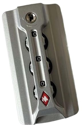 BaotyJie Serrure à Combinaison à 3 Chiffres, Petite Serrure Légère, Accessoires pour Bagages, Petit Mot de Passe de Voyage, Serrure à Code Douanier