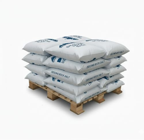 Laeto Signature Garden Bag of Grit Rock Salt Deicing White Brown Rock Salt for Weeds De-Icing Salt for Paths, Driveways & Roads of Snow & Ice