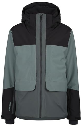 Heber Peak – Winterjacke Herren PinusHe. II Ski Jacket – Skijacke Snowboardjacke atmungsaktiv, winddicht & wasserdicht (10.000 mmWS) – abnehmbare Kapuze & Belüftungsreißverschlüsse