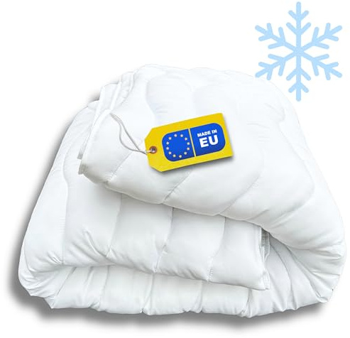 IN WOHO Piumone invernale 160 x 200 cm: imbottitura extra calda, ipoallergenico, Oeko-Tex Standard, avvolgente e isolante.
