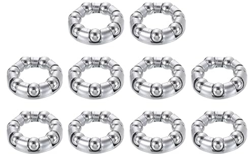 sourcing map Bicycle Crank Ball Bearing, Replacement Ball Bearings for Bottom Bracket Bearings Bike Wheel Frame Bearing Repair