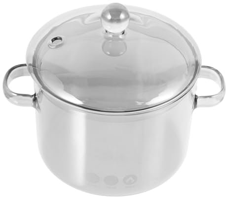 HOLIDYOYO Cacerola De Con Tapa y Asas Antideslizantes Para Cocción De y Fideos Para Cocina y Restaurantes