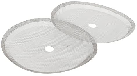 CHICAMPERA 2piezas Filtros De Malla De Acero Inoxidable Para Cafetera Prensa Francesa Filtro Reutilizable y Duradero Accesorio Compatible Con Máquinas De Tazas Colador Fino y Antióxido