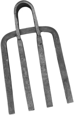 sporful Cabezal de repuesto para rastrillo de jardín, multifuncional, ahorro de mano de obra, herramientas de granja para jardinería, plantación, 15,5 x 31 cm