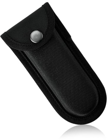 JYNXOR Étui Pour Couteau Housse,Gaine de Couteau Étui,Gaine de Couteau de Chasse,Gaine Couteau Poche avec Boucle de Ceinture à Fermeture à Pression pour Couteau de Poche Pliant(sans Couteau) (noir)