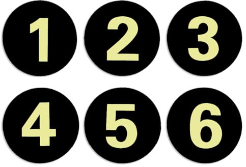 30PCS Acrylic Locker Number Signs Sticker 1-30, Door Sign with Self-Adhesive Tape, Black