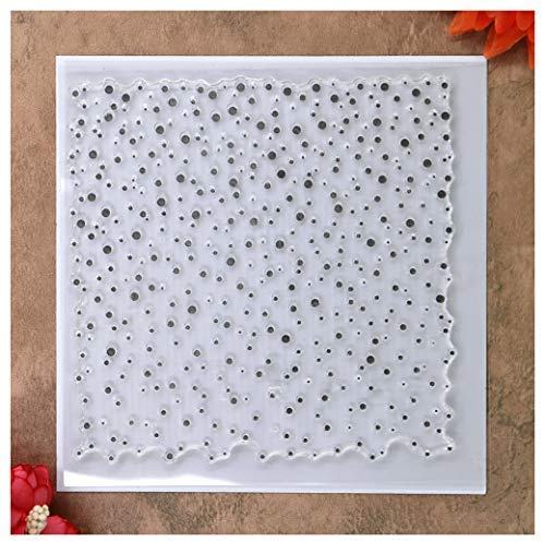 Kwan Crafts Weihnachtlicher Schneefall mit transparenten Stempeln zum Basteln von Karten, Dekoration und DIY Scrapbooking