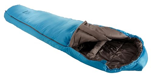GRAND CANYON sovsäck Fairbanks 190 SACCO A Pelo A MUMMIA – Caldo sacco a Pelo a mummia per 3 stagioni Con Fondo impermeabile per campeggio e attività all'aperto Caneel Bay, en storlek