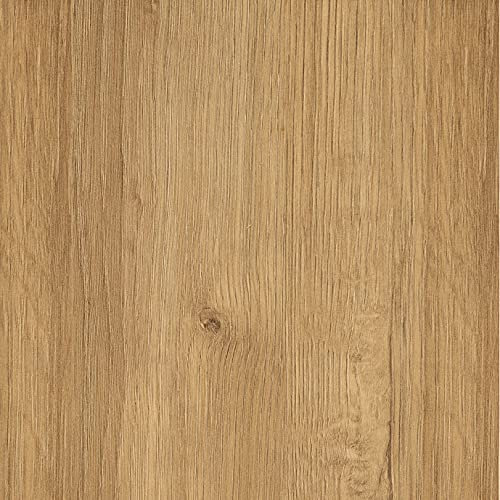 Lámina Adhesiva Madera y Piedras, vinilos para Muebles, lámina Decorativa, Aspecto Real, lámina para Muebles, Vinilo Decorativo (60 x 300 cm, Roble Natural)