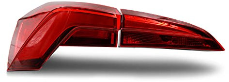 Rückleuchten Folie Set Aufkleber Tönungsfolie Heckleuchten passgenau zugeschnitten für Rückleuchte selbstklebend Kfz Auto Zubehör C076 (Red)