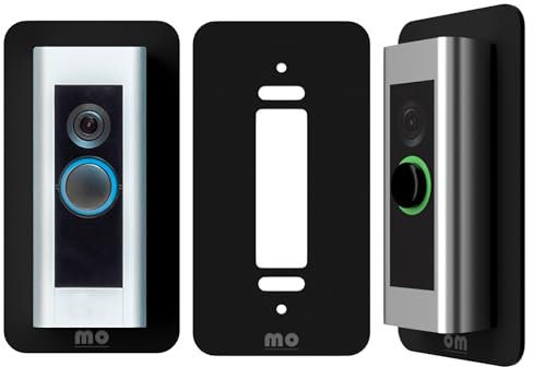 Plaque murale compatible avec RingPro et Pro 2 en plastique Perspex ultra résistant finition mate