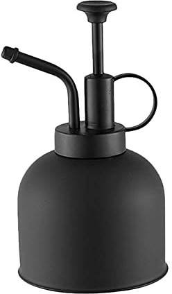 Gießkanne Gießkanne Gießkanne für Zimmerpflanzen Mini Vintage Gießkanne Kupfer Gießkanne Blumen Gießflasche für drinnen und draußen Zimmerpflanzen Ausguss Wasserkanne GuShe (schwarz)