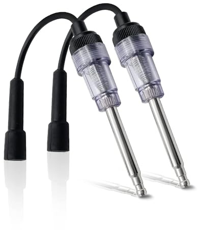 2PCS Spark Plug & Ignition Coil Tester - Straight Boot Ignition Test for Automotive, Car & Lawnmower
