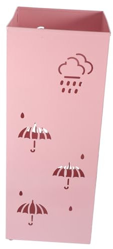 RORPOIR Regenschirm Regenschirm-Aufbewahrungseimer Schirmhalter Regenschirmbehälter Stockständer Spazierstock-Organizer Regenschirmständer Hohe Kapazität Schirm Eimer Lagerregal Eisen