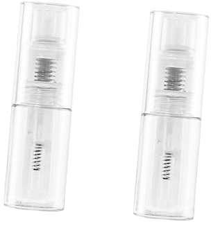 SAFIGLE 2 Stück Körperspender Leerer Toner Gold Und Silber Loses Pulver Haar-Make-Up-Pulver Mixer Sprühpumpe Sprühgerät Sprühpulverdose