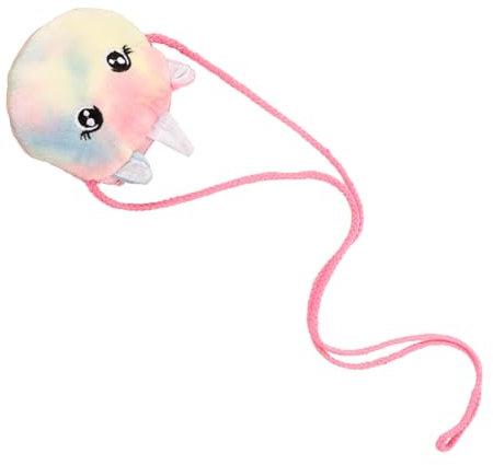 GALPADA Einhorn Geldbörse Handtasche Für Kleine Mädchen Crossbody-umhängetasche Kreative Aufbewahrungstasche Niedlich Geformte Umhängetasche Cartoon-umhängetasche Einhorn Handtasche Plüsch