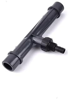 XIOKLM 1PC UPVC éjecteur d'eau Venturi mélangeur gaz-liquide applicateur d'engrais aquarium aquarium jardin irrigation raccords de tuyau d'eau(OD 63mm)