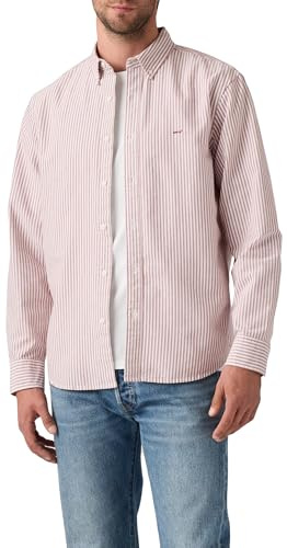 Levi's Authentic Button Down Waylon Stripe Russ, waylon stripe ruset, M