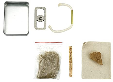 Gatuida Feuerseil Feuerstarter Flammenfeuerseil Und Camping-feuerwerkzeug Für Outdoor-aktivitäten Inklusive Metallgriff Für Einfache Bedienung Und Verbrennungskontrolle