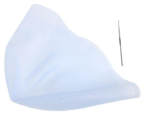 TOVINANNA Cuffia in Silicone Per Dei Strumento Per Mèches Cuffia Riutilizzabile Per Colorazione Dei Design Aghi Varie Dimensioni