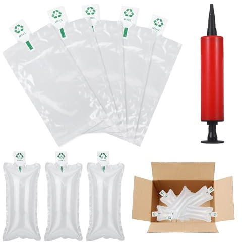 200 Stück Luftpolsterkissen， 20cm * 10cm Verpackungschips luftpolster eignen sich für Expresslieferungen, Gepäcktransport und zum Polstern zerbrechlicher Gegenstände während des Transports