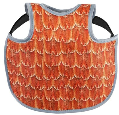 Hen Chicken Sadel – Justerbar remskyddsoutfit | Fjäderfävingeskydd för uppfödning av kycklingar | Farm, Coop & Habitat Tillbehör för friska fåglar
