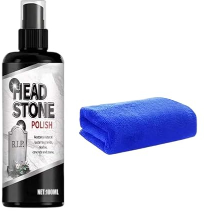 Detergente Lapidi Spray Detergente Da 100 Millilitri | Detergente Spray Da Lapidi Su Marmo, Cemento, Piastrelle, Patio, Cimitero, Vernice Per Tombe Funebri E Pietre Tombali