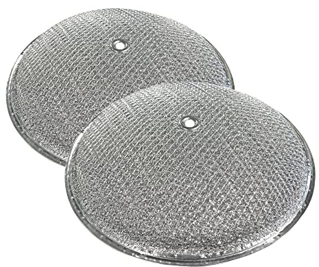 Air Filter Factory 10-1/2 Inches x 1-1/4 Inch Rise With Center Hole Range Hood Aluminum Grease Dome Filters 2-Pack