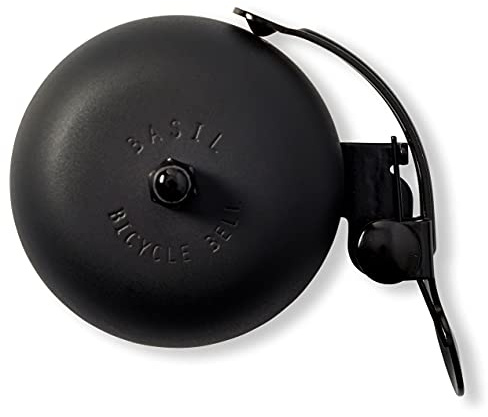 Basil Unisex Erwachsene Portland Fahrradklingel, Black Matt,Einheitsgröße EU