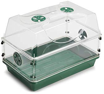 EarlyGrow MPL50119 Mittlerer splittersicherer Anzuchtkasten mit Höhenverlängerungs-Sets (Mittel mit einem Verlängerungs-Set)