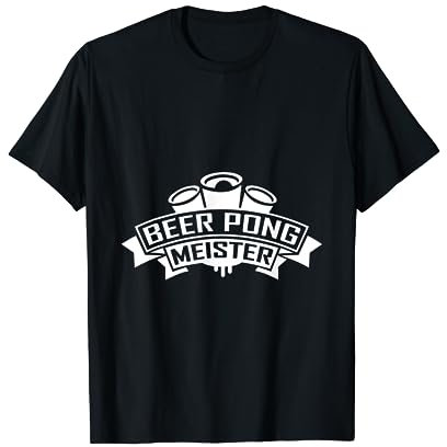 Beer pong König Bierpong Partyshirt Meister Beerpong T-Shirt