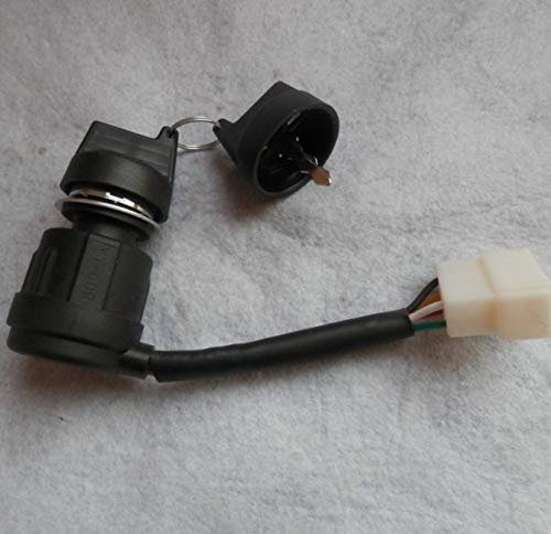 VLIZO Replaceable parts- 186F ELECTRIC START SWITCH Compatible with KAMA KIPOR & MORE CHINESE 178F 186FA DIESEL 3KW 5KW 6.5KW GENERATOR TILLER ELECTRIC DOOR LOCK