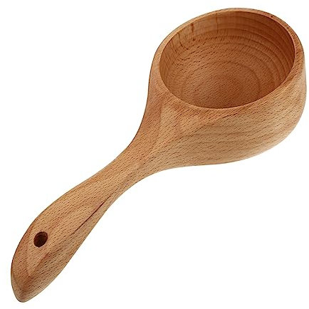 minkissy 1pièce Multifonctionnelle Pour Sauna Et Cuisine Cuillère à Eau Pour Bains Matériau Naturel Pratique Et Sécurisée
