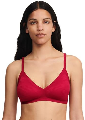 Chantelle Bralette mit weichen Stretch-Streifen und herausnehmbaren Pads, Passion Red, M/L