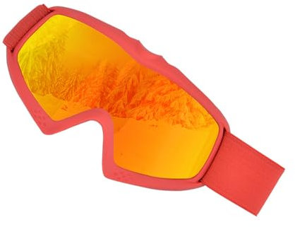 Lunettes de ski pour enfants – Lunettes de snowboard à grande vision – Protection UV – Lunettes de neige anti-buée pour adolescents – Lunettes de ski pour garçons et filles – Lunettes de ski anti-buée
