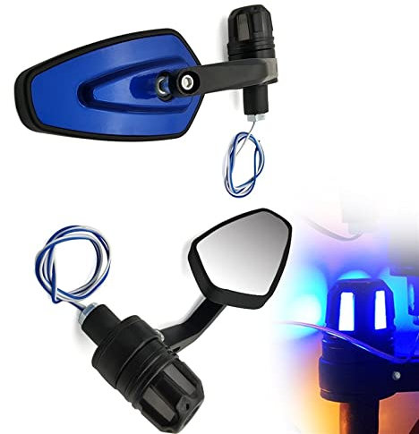 FIXARE Motorradgriffspiegel Mit LED-Blinker Für CBR500R/CB500F/X GROM RC51 / RVT1000 SP-1/SP-2 CBR929RR Dekoration