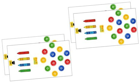 Cabilock 2 Sätze bleistiftknopf boden Hopse-Bodenaufkleber Bleistift-Button-Aufkleber kinderzimmer wanddeko wandpolsterung kinderzimmer Bleistift-Aufkleber Springspiel-Button-Aufkleber PVC