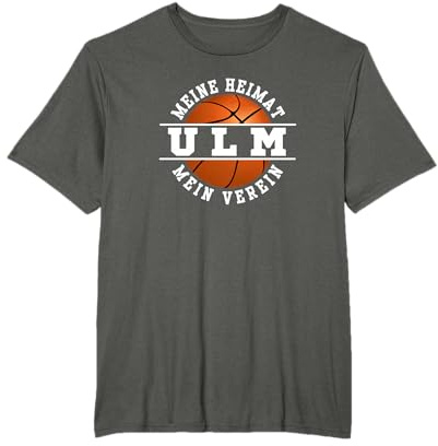 Ulm Basketball Fan Support Schwaben Stadion orange weiss T-Shirt