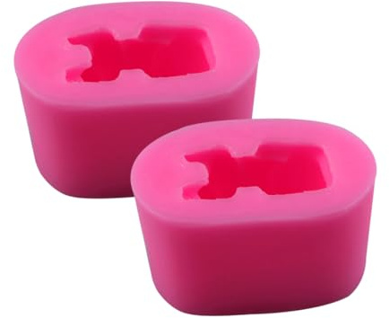 Cabilock 2 Pièces Lot De Moules à Chocolat Forme De Lapin Moules à Bonbons Et à Glace Silicone Pour Produits De Bain Et Pâtisserie Maison