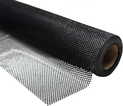 BLACK-CAT Ultralight Antirutschmatte 10.000×1.400×1,3 mm – rutschhemmend, zuschneidbar, Ultraleicht, temperaturbeständig, für Lagerlogistik, Werkstatt, Transport, Industrie & Haushalt