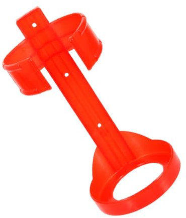 Veemoon Supporto Per Estintore Da Parete Staffa Per Estintore Auto in Plastica Rossa Gancio Robusto Per Uso Domestico e Veicoli Installazione Semplice e Affidabile