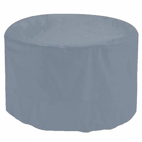Robuste, wasserdichte runde Terrassenmöbelabdeckungen, 279,4 x 149,9 cm, Outdoor-Tischabdeckungen für Gartenmöbel-Set, winddicht und UV-beständig