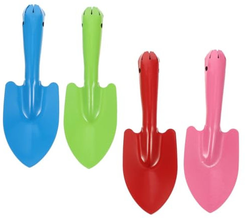 FUNOMOCYA 4 Pezzi Attrezzi Da Giardinaggio in Ferro Pale Da Giardino Per Scavare Cazzuole Da Giardino Per Piantare Accessori Da Giardinaggio Manuale