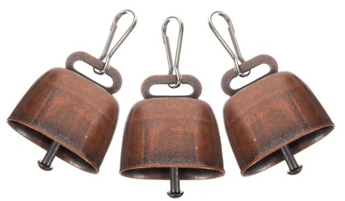 Gadpiparty Campana Per Mucca Leggera in Metallo Campanella Rumorosa Per Bovini e Pecore Campanella Da Pascolo Vintage Per Agricoltura Decorazione Retrò