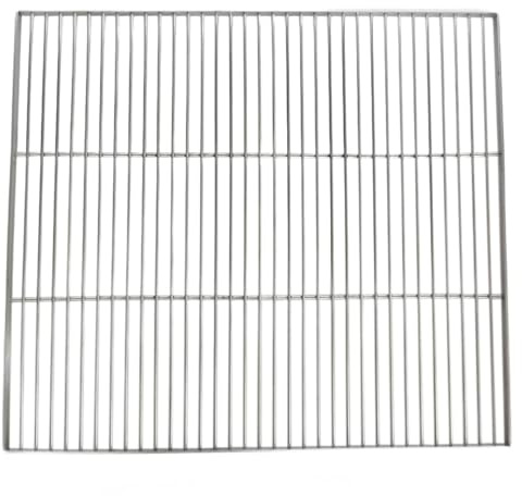 Jan Nierdzewny Edelstahl Grillrost Eckig 65x58 cm - aus Edelstahl 304 für Schwenkgrill, Stabstärke 4 mm, Grill-Aufsatz, Rost, Grillgitter, BBQ, Holzkohle Grill, lebensmittelecht, pflegeleicht