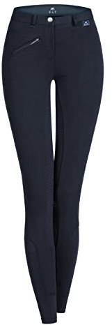 ELT, Waldhausen, pantaloni da equitazione Fun Sport, in silicone, blu notte, 42