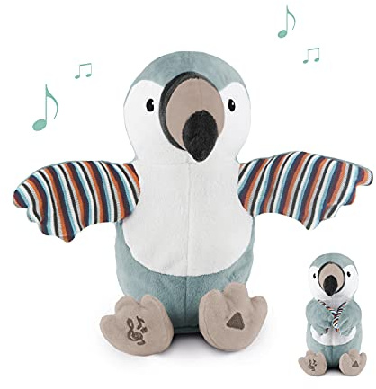 ZAZU Klatschendes Kuscheltier mit Gesang Timo der Tukan